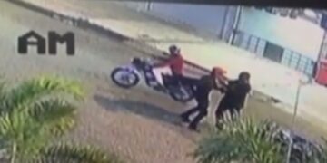 Cámara captó como delincuentes ultimaron capitán del Ejército en medio de un atraco