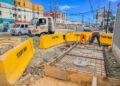 MOPC construye imbornales para corregir falla en drenaje de la avenida Isabel Aguiar