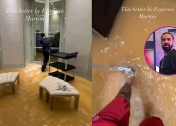 Drake publica como las lluvias afectaron su mansión en Toronto