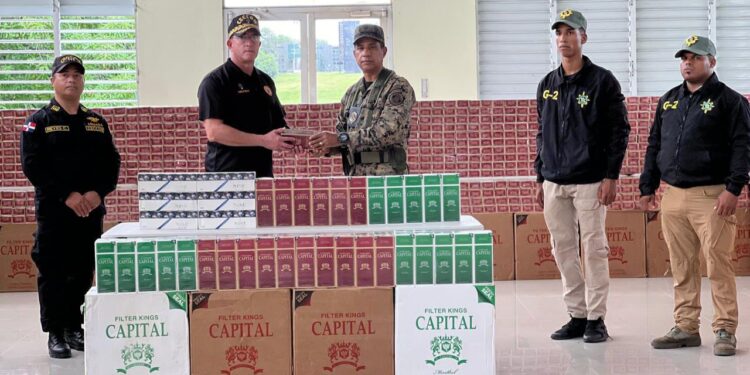 Ejército de RD decomisa millones de unidades de cigarrillos