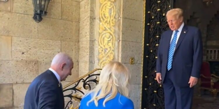 Donald Trump recibe al Primer Ministro de Israel, Benjamin Netanyahu