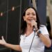"Ganamos y todo el mundo lo sabe", dijo la líder opositora en Venezuela María Corina Machado