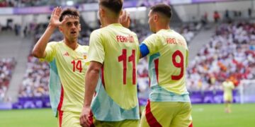 Dominicana cae 3-1 ante España en partido de fútbol