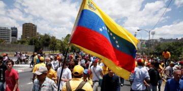 Venezolanos se manifiestan en Australia contra "fraude" electoral en Venezuela