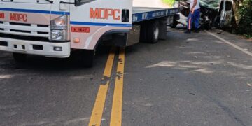 911 coordina asistencia de seis afectados en accidente de tránsito en Monseñor Nouel