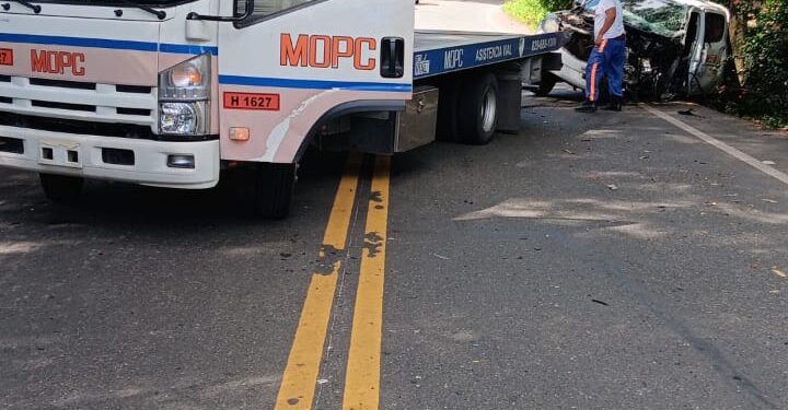 911 coordina asistencia de seis afectados en accidente de tránsito en Monseñor Nouel