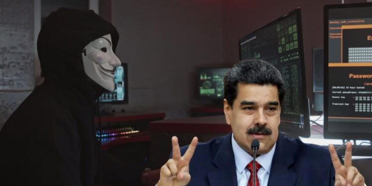Maduro culpa a “una cuenta llamada Anonymous” por apagón en Venezuela