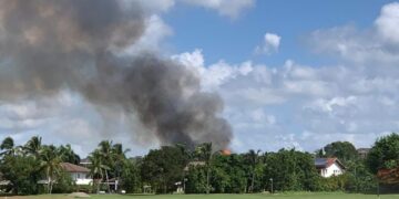 Se incendia villa de Marc Anthony en Casa de Campo, La Romana