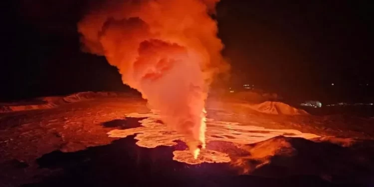 Islandia sufre la sexta erupción volcánica en los últimos meses