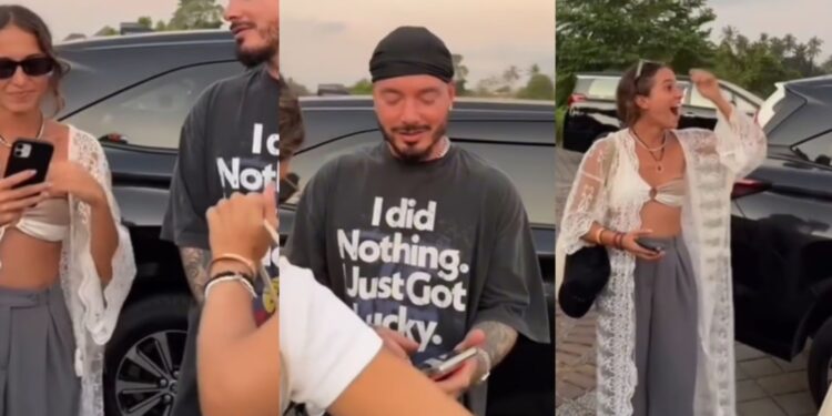 Fanáticos confunden a J Balvin con un imitador en Indonesia