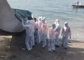 Embarcación hallada con osamentas de africanos en Río San Juan tenía 12 paquetes de drogas
