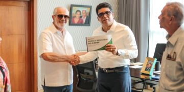 Dío Astacio recibe propuesta para construir zona industrial en SDE