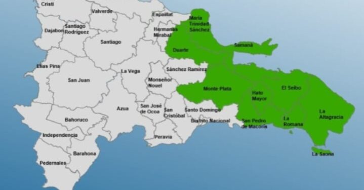 9 provincias bajo alerta ante formación tormenta tropical Ernesto, según COE