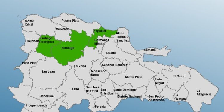 3 provincias en alerta verde por lluvias, informa COE