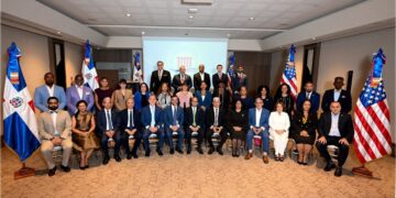 Autoridades de Nueva York reconocen al presidente del TC por su trayectoria profesional