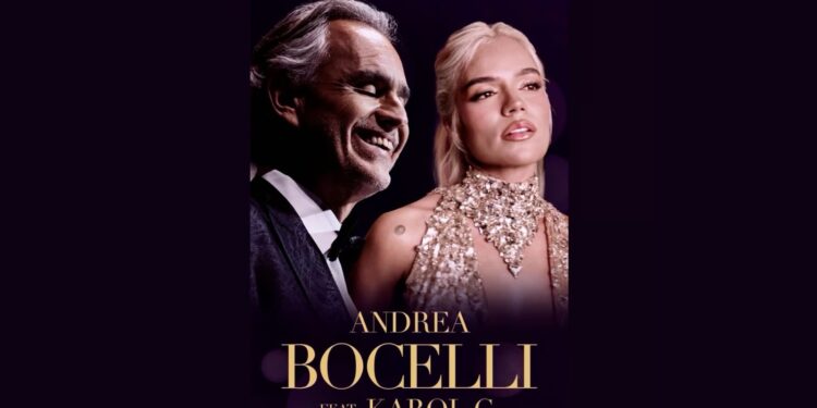La sorprendente colaboración de Karol G con Andrea Bocelli