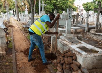 Alcaldía del DN ejecuta remodelación del cementerio municipal de la Independencia