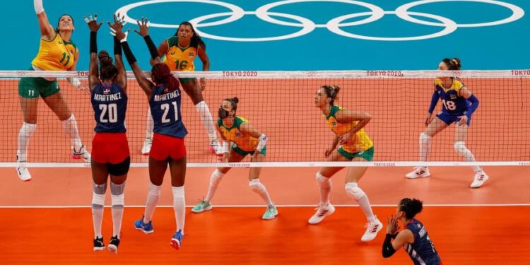Equipo de Brasil elimina a las Reinas del Caribe en JJ.OO. al derrotarlas 3-0