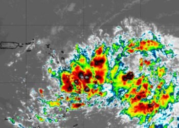Tormenta tropical Ernesto generará este miércoles aguaceros y tronadas sobre el país
