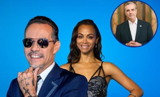 Marc Anthony y Zoe Saldaña confirman asistencia a toma de posesión de Abinader