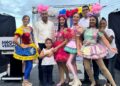 Vicealcalde de San Luis, Freilin Urbaez, organiza tarde divertida para niños
