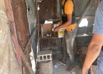 Policía interviene punto de distribución de drogas y ocupa sustancias, entre otros objetos, en Moca