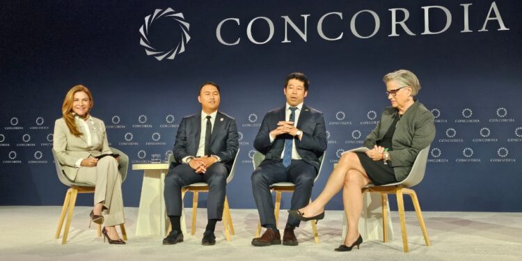 Carolina Mejía en Cumbre Concordia: "La gente está siempre en el centro de nuestras políticas públicas"