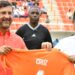 Ministro de Deportes, Kelvin Cruz, felicita al Cibao Fútbol Club por su quinto título en la LDF