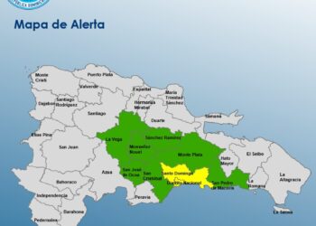Elevan a dos las provincias en alerta amarilla por incidencia de onda tropical