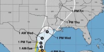 Se forma potencial ciclón tropical #6; no representa peligro para RD