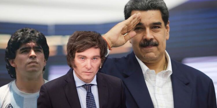 “Jálale las patas a Milei cuando esté dormido”: Nicolás Maduro al espíritu de Maradona