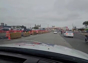 Ponen en funcionamiento los catorce carriles en el Kilómetro 9 de la autopista Duarte