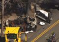 Dos muertos tras explosión de vehículo luego de chocar contra un edificio en Nueva York