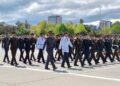 Cadetes dominicanos desfilan en la Gran Parada Militar en Chile