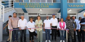 Entregan totalmente remodelado el Club Deportivo Cajuquis en SDO