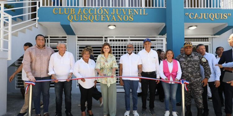 Entregan totalmente remodelado el Club Deportivo Cajuquis en SDO
