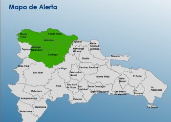 COE coloca 5 provincias en alerta verde