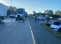 Sistema 911 coordina asistencia en accidente de tránsito múltiple en Monseñor Nouel