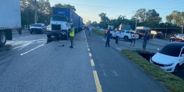 Sistema 911 coordina asistencia en accidente de tránsito múltiple en Monseñor Nouel