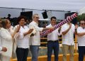 Presidente  Abinader y Wellington Arnaud inauguran acueducto de Cabo Rojo, Pedernales