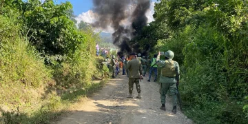 SENPA, Ministerio de Medio Ambiente y Procuraduría despejan zonas de Rancho arriba tras protestas por medidas medioambientales
