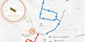 Av. Isabel Aguiar y la prol. 27 de Febrero quedan restringidas en ambos lados a partir de este jueves