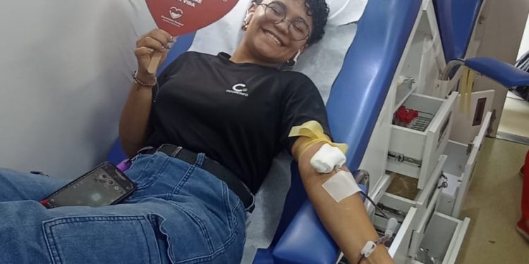 Colaboradores INFOTEP donan sangre al Hemocentro de Salud Pública