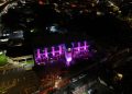 ASDN realiza encendido de luces color rosa en conmemoración del mes de la lucha contra el cáncer de mama