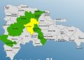 COE mantiene 8 provincias bajo alerta  por efectos de una vaguada