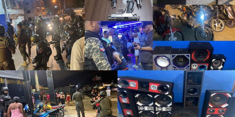 Incautan decenas de bocinas, clausuran negocios de expendio de bebidas alcohólicas y ocupan armas de fuego