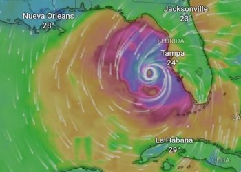 Huracán Milton baja a categoría 3 y avanza hacia el oeste de Florida