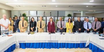 Raquel Peña da seguimiento junto a autoridades al Plan de Seguridad Ciudadana