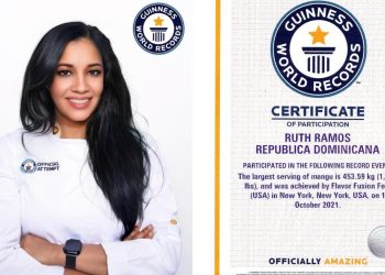 La Chef Ruth Ramos de El Seibo es la nueva imagen del Récord Guinness