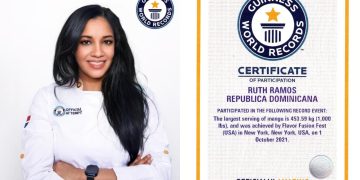 La Chef Ruth Ramos de El Seibo es la nueva imagen del Récord Guinness